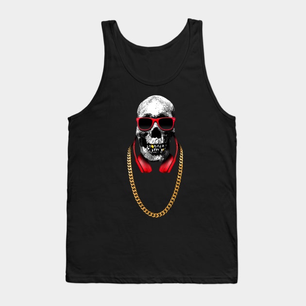 Hip Hop Pirate Tank Top by Bomdesignz